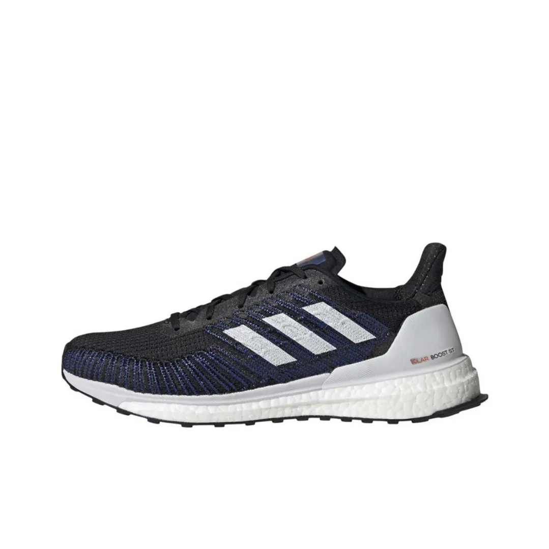 Adidas Solar Boost ST 19 Амортизирующие шоки Устойчивый к истиранию Низкий топ Беговые кроссовки Мужские Черный Синий