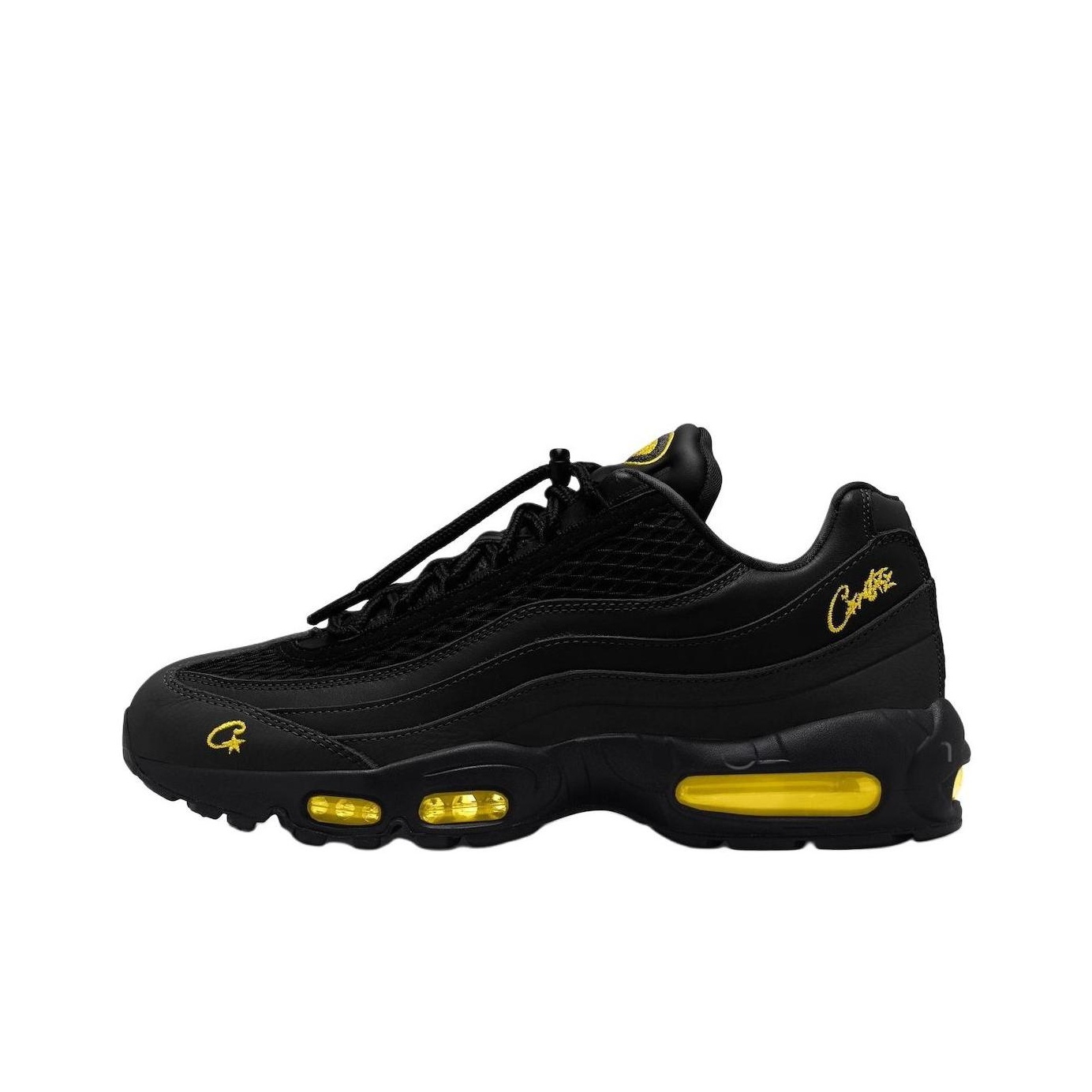 nike tn black yellow
