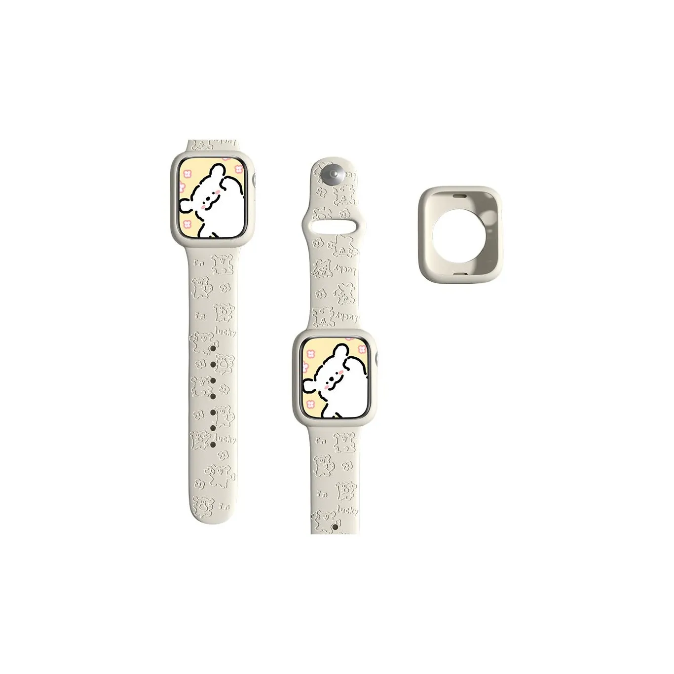 FZRT Strap Apple Compatibility Silicone Material 41/45mm