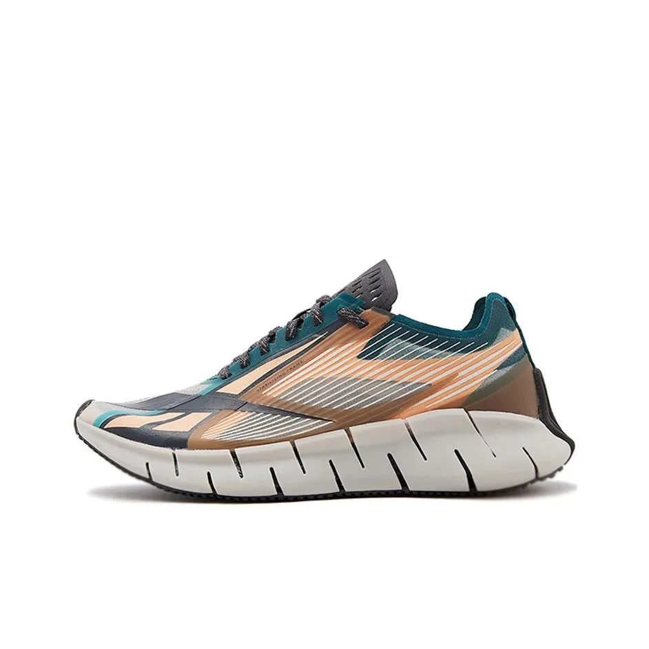 Reebok Zig 3D Storm Sports Shoes Grey/Green/Orange