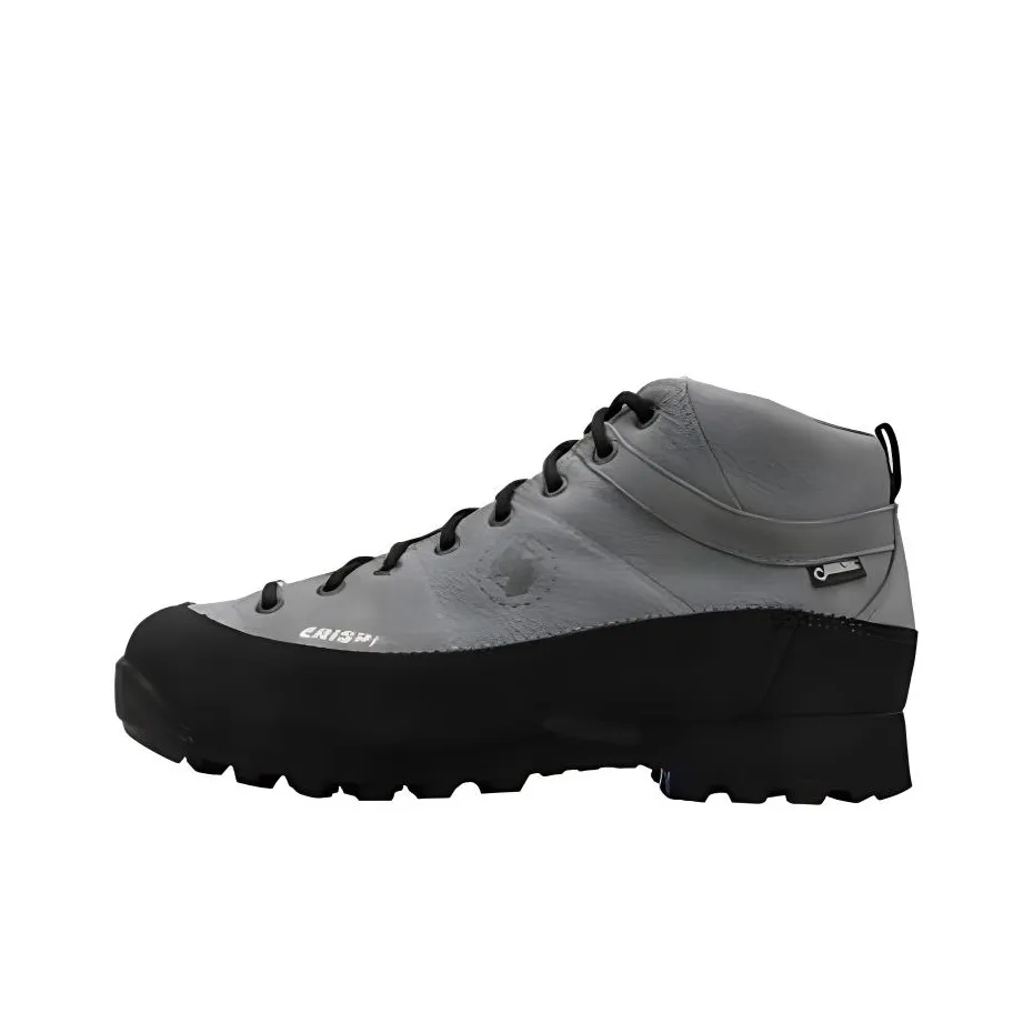 CRISPI Monaco GTX Slip Resistant Water Resistant High Top Trekking Shoes Unisex Gray