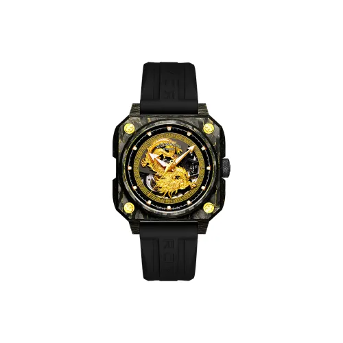 ROMAGO Автоматический Механический Movement Мужские Часы Light Rider Collection 46,5mm*46,5mm*15,9mm Черные