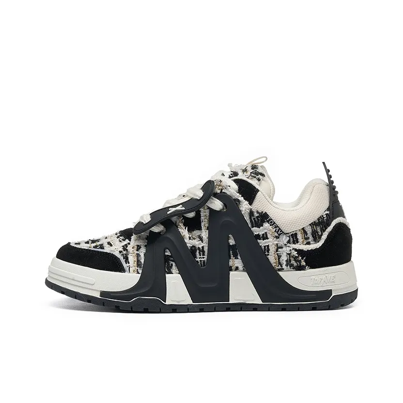 TOFAVE Противоскользящие устойчивые к истиранию низкие топовые скейтбордические кеды унисекс бежево-черные вдохновленные CHANEL