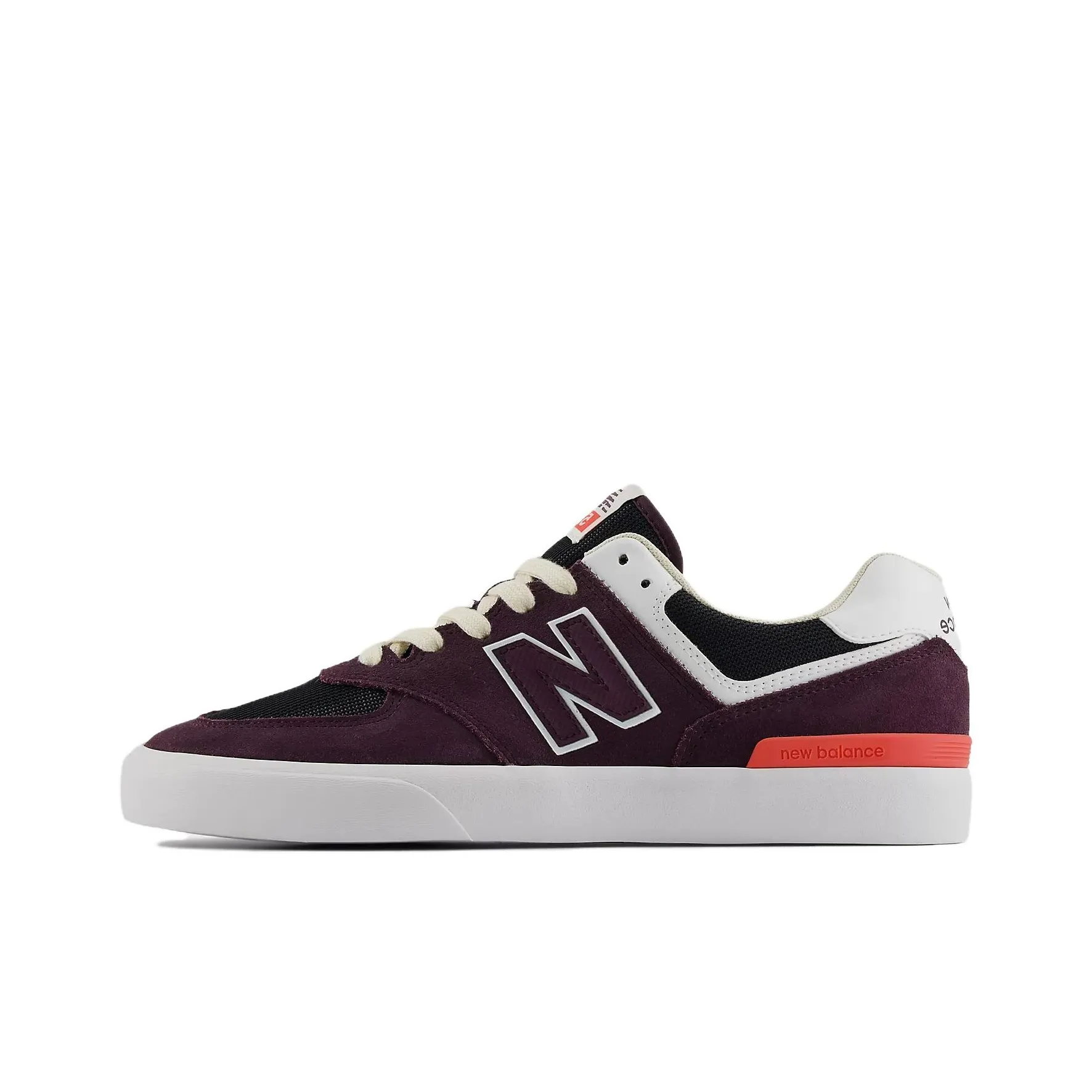 New Balance 574 Vulc 'Plum Brown White'