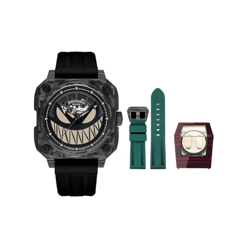 ROMAGO Механический Movement Мужские Часы Light Rider Collection 46mm*53mm*15,9mm Черные