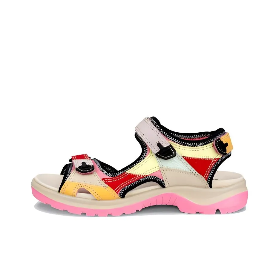 Ecco Пляжные сандалии Женские Бежево-розовый