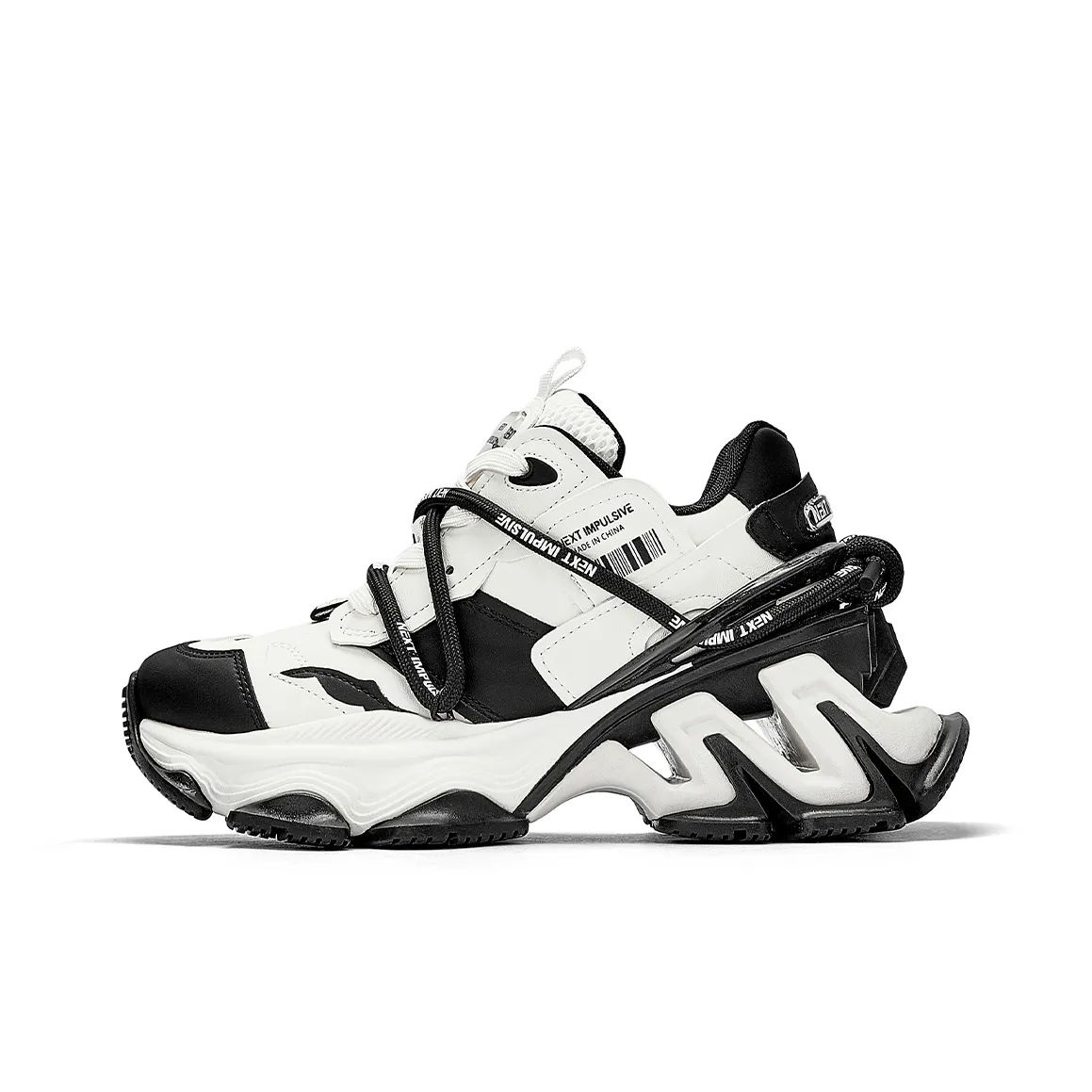 NEXT IMPULSIVE NEXT IMPULSIVE Chunky Sneakers Unisex Black White