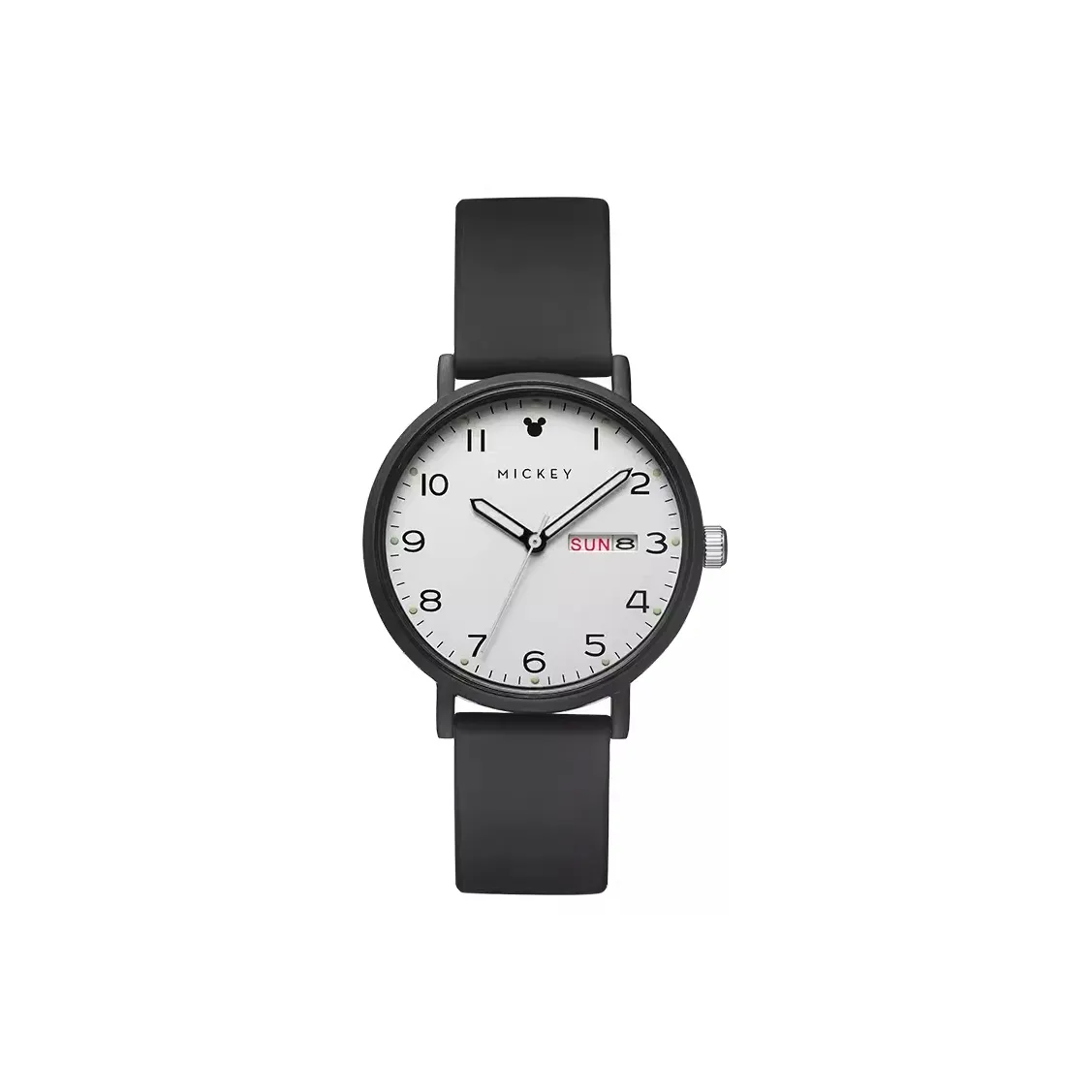 Disney Кварцевый механизм силиконовый ремешок женские часы белый циферблат