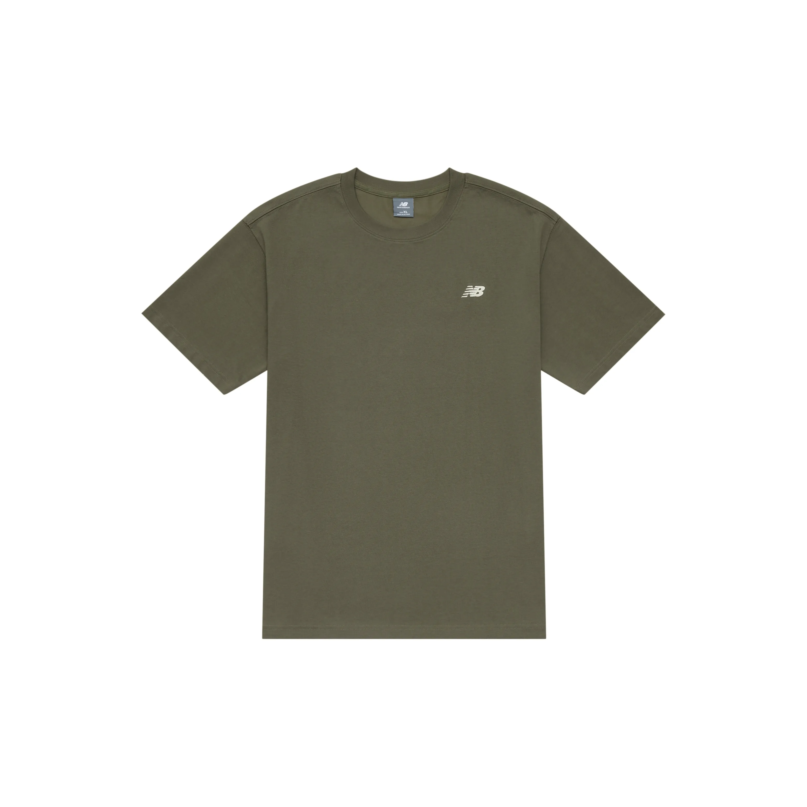 New Balance Короткий рукав Унисекс стиль Мори зеленый