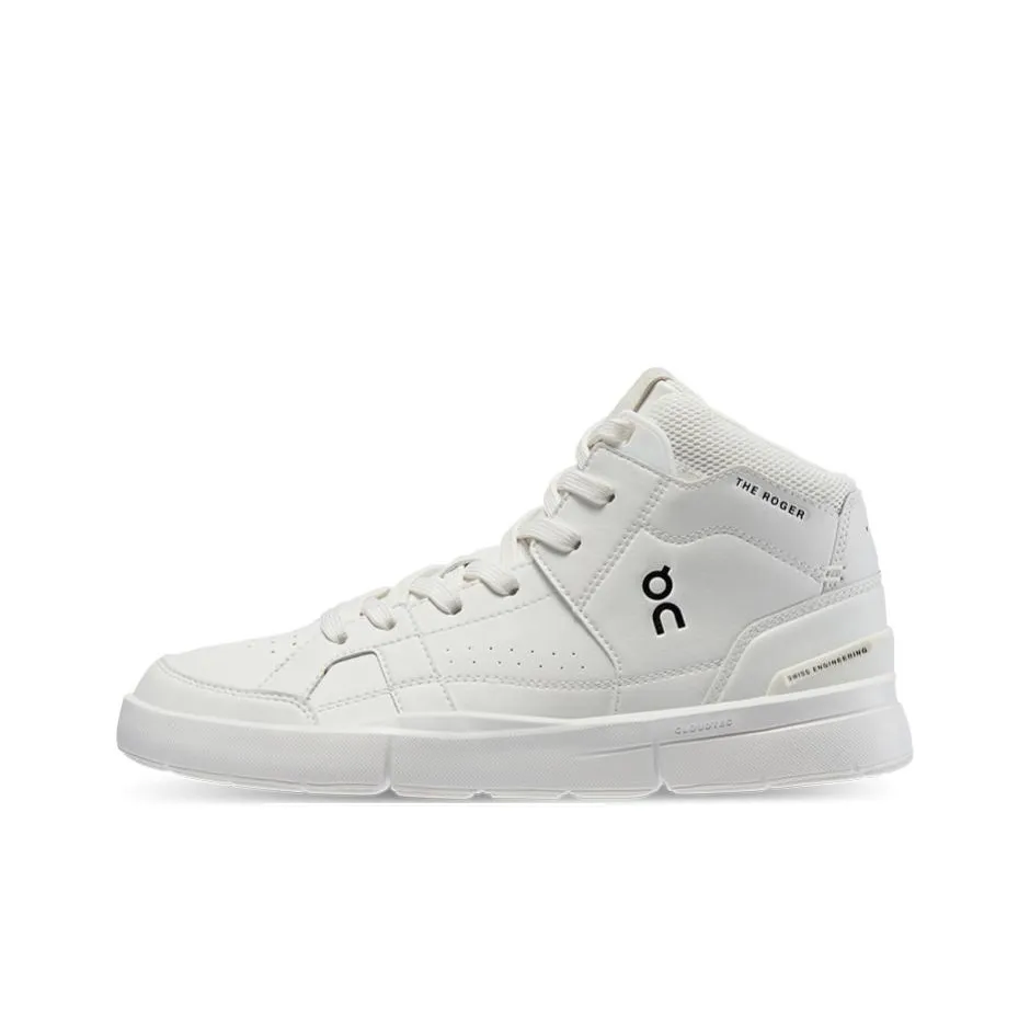 On The Roger Clubhouse Mid X Federer 'All White' Women's