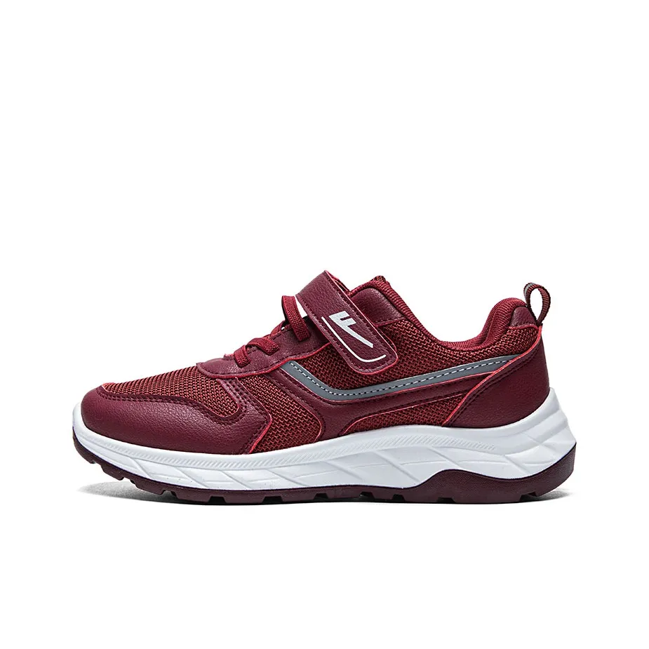 Warrior Comfortable Mom Shoes Anti Slip And Wear Resistant Lightweight Low Top Casual Shoes Women's Burgundy