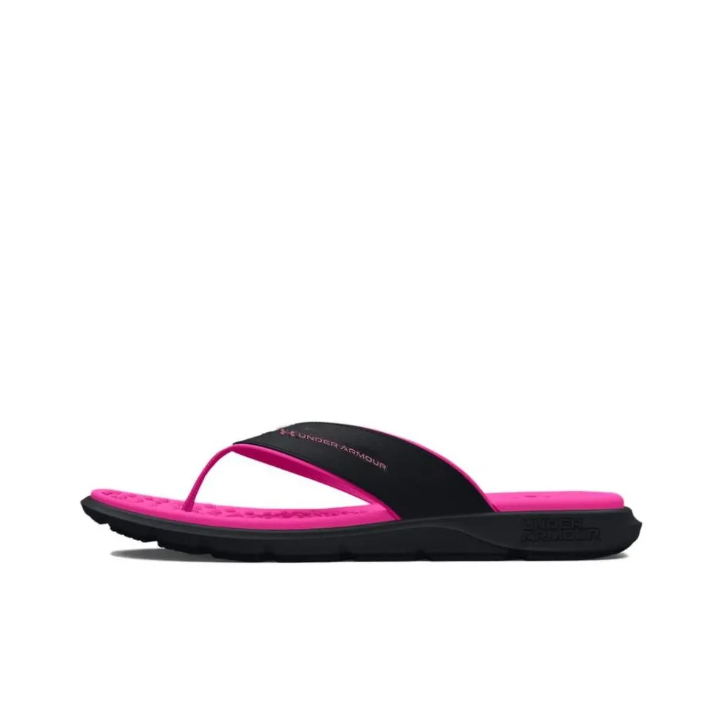 Under Armour Ignite Pro Marbella Sandal 'Black Rebel Pink' Women's