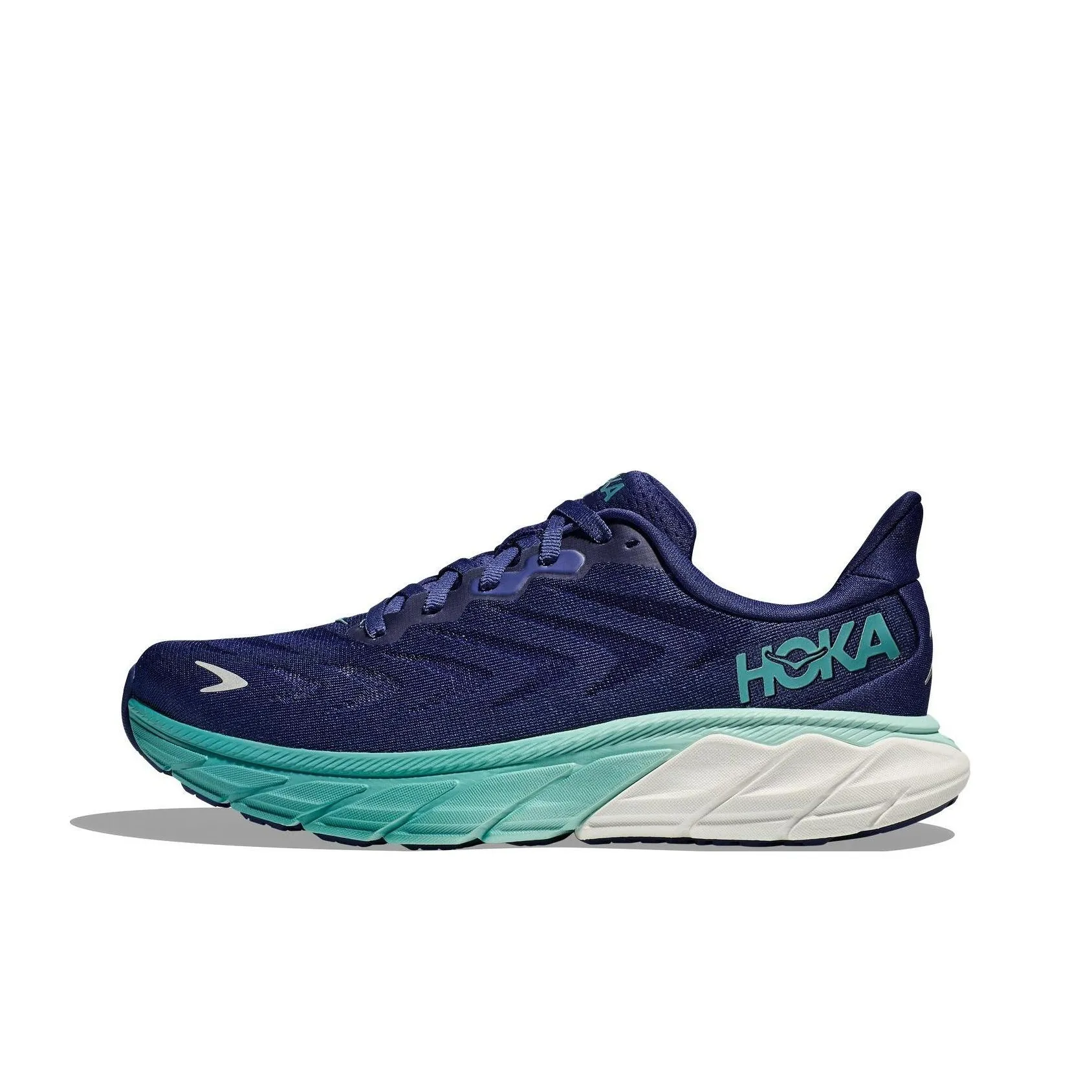 HOKA ONE ONE Arahi 6 Cushioning, Wear Resistant Low Top Running Shoes Women's Blue
