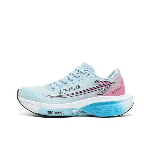 Up Run Flying Arrow 10,0 Беговые кроссовки Низкие Топ Жженый синий Розовый Унисекс