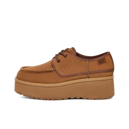 UGG Женские повседневные туфли, каштановый цвет, женские