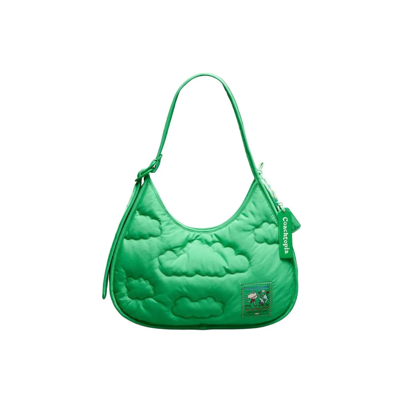 Coachtopia Ergo Переработанный полиэстер Сумка через плечо Женская Зеленая