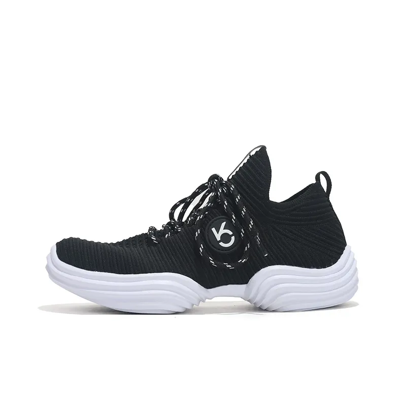 KVIV Slip-resistant Abrasion-resistant Low-top Беговые кроссовки Унисекс Черный