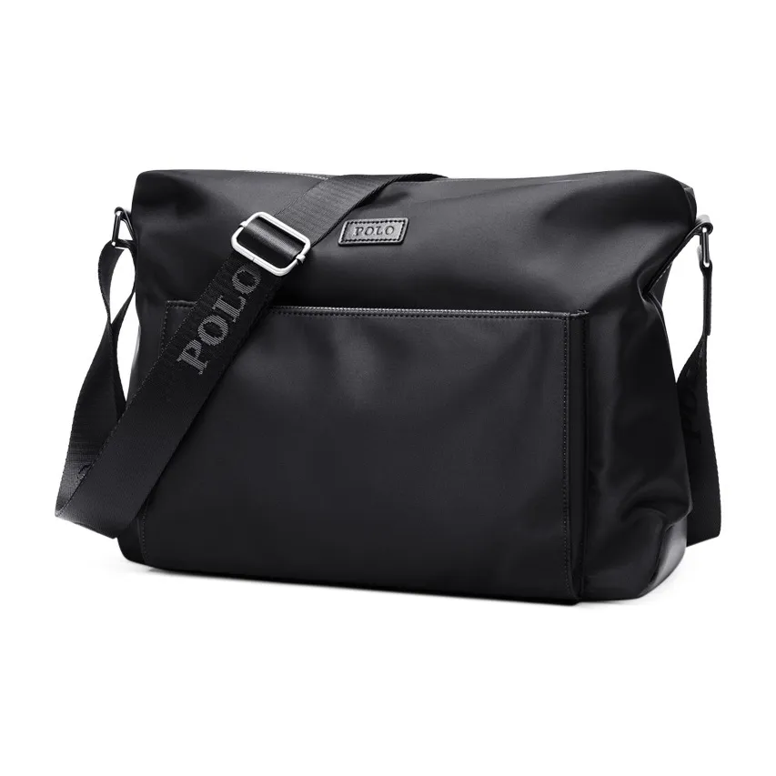 POLO Ткань Сумка через плечо Большая Мужская Черная Синяя Камуфляж