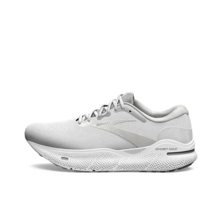 Brooks Ghost Max 'White Oyster Metallic Silver'