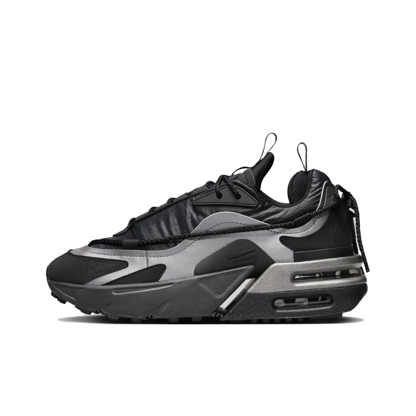 Nike Air Max Furyosa Murakamiing Anti Slip Wear Resistant Breathability Low Top Casual Running Shoes Women's Black