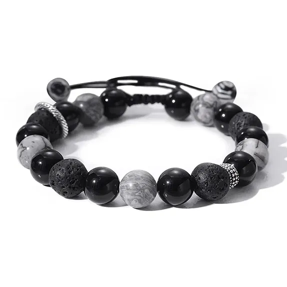 MOONS FAME Браслеты из вулканического камня Унисекс