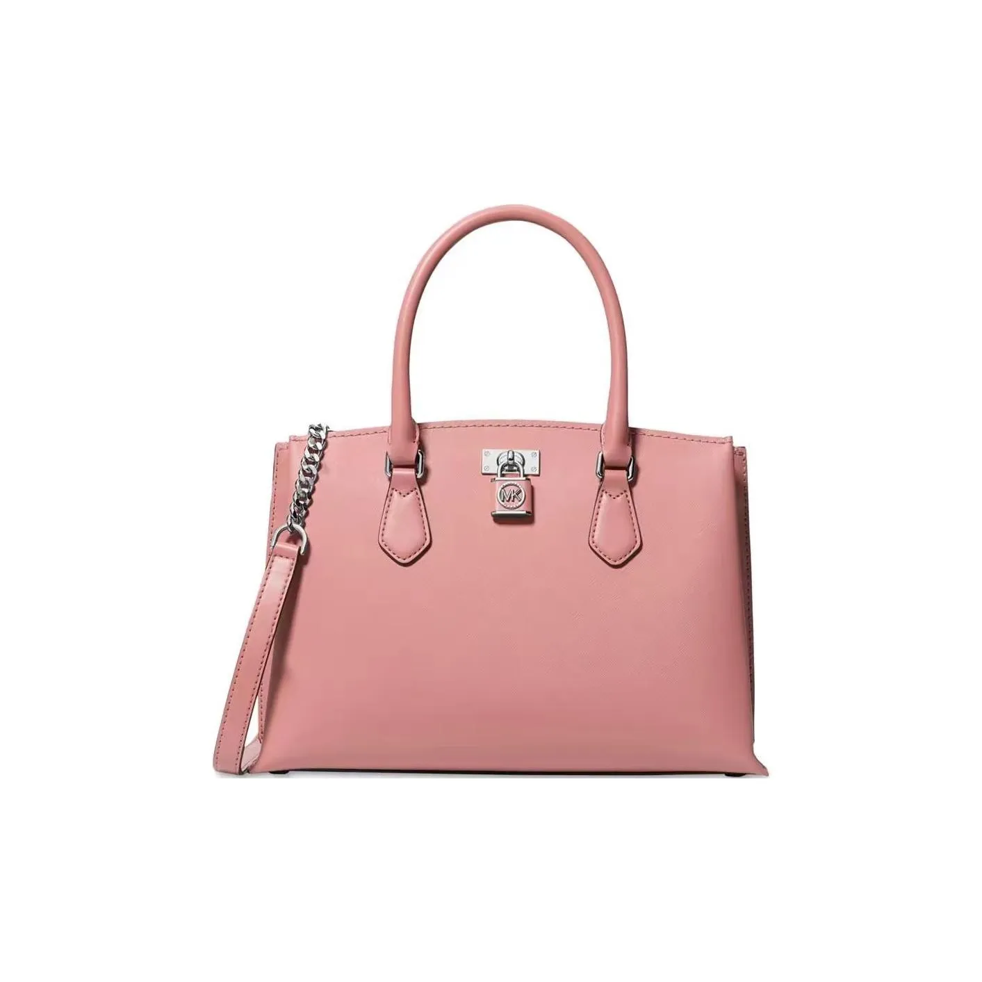 MICHAEL KORS MK Ruby Телячья кожа Тоут Сумка Сумка для покупок Сумка на плечо Сумка среднего размера Женская Розовая