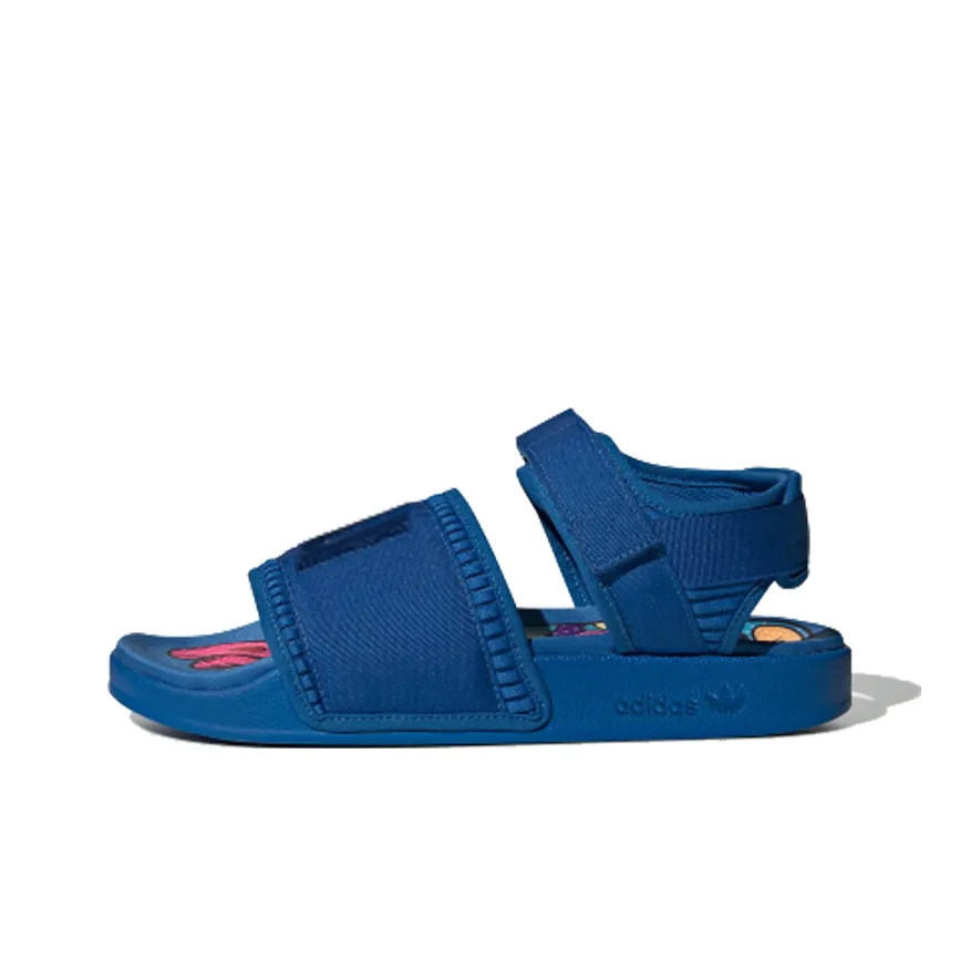 Pharrell Williams x Adidas Originals Adilette Sandal 2,0 Tbiitd Lanfei Dong Коллаборация Пляжные сандалии Унисекс Синий