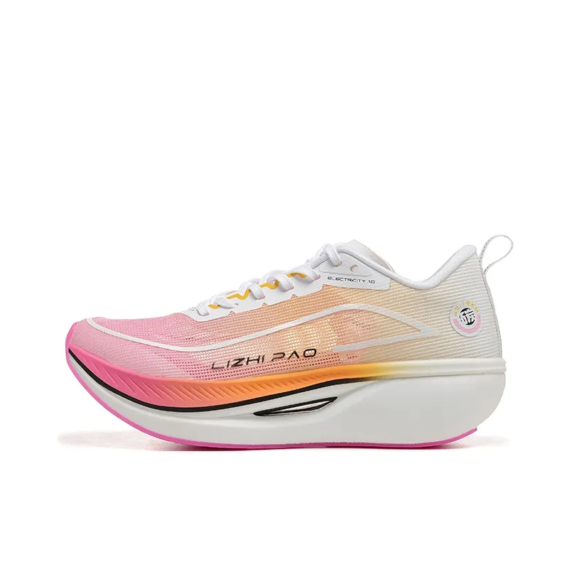 LIZHIPAO Running Shoes Unisex Low Top White/Pink/Yellow Black