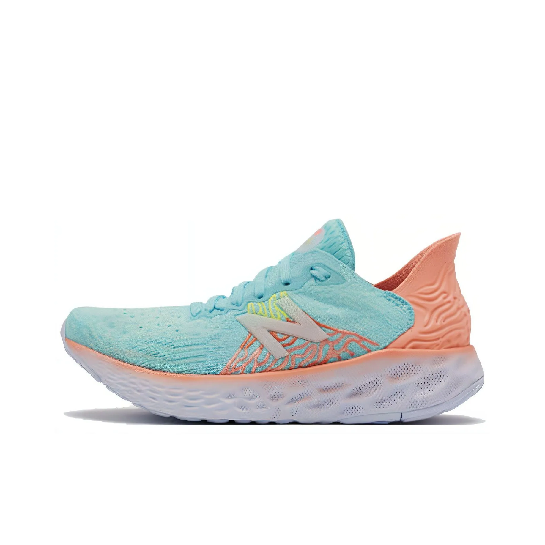 New Balance 1080 V10 For Turq Orange Women's