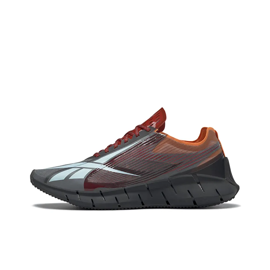 Reebok совместный бренд Zig 3D Storm Low Топ Casual Унисекс Серый Оранжевый