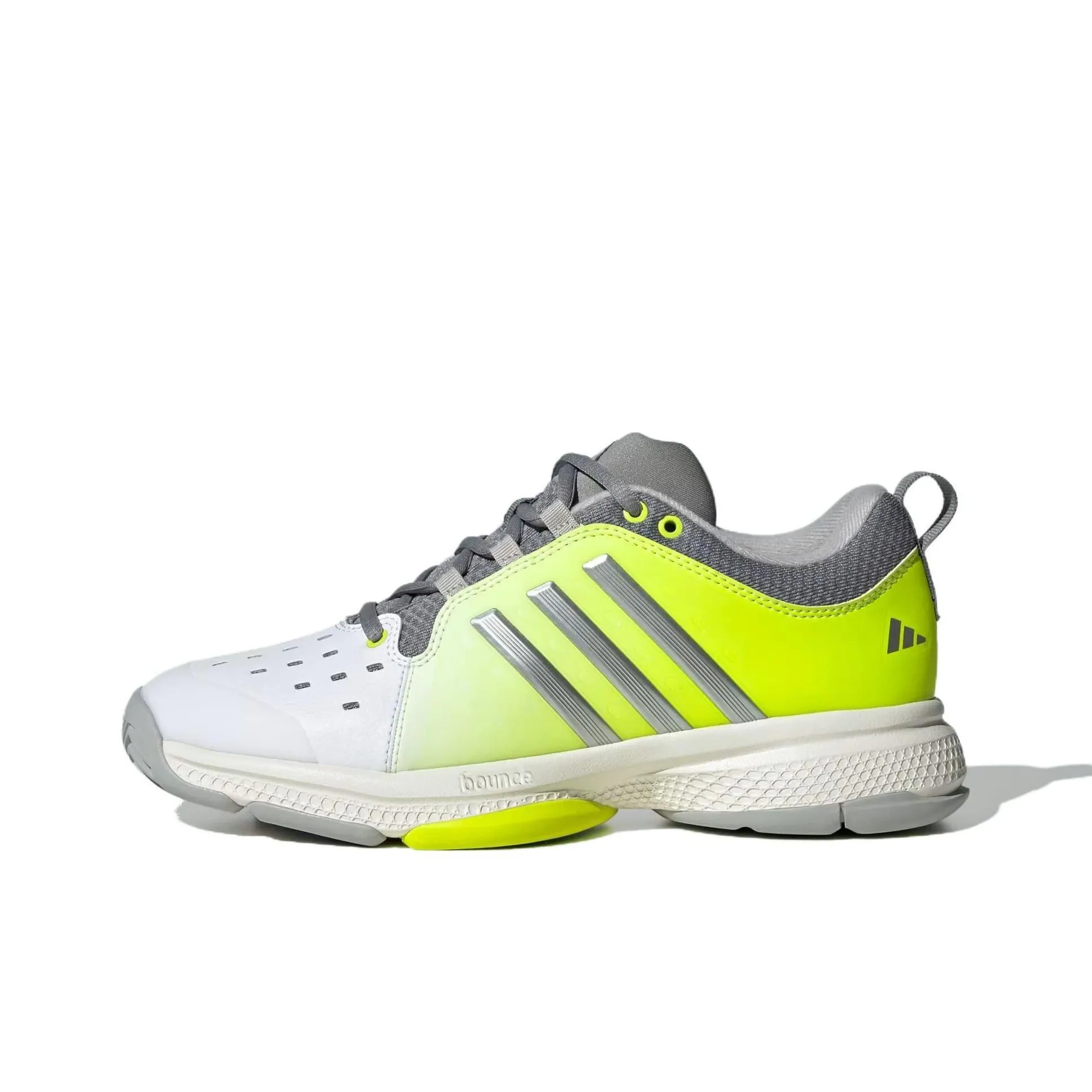 Adidas Court Pickleball Cloud White Silver Metallic Lucid Lemon Women's