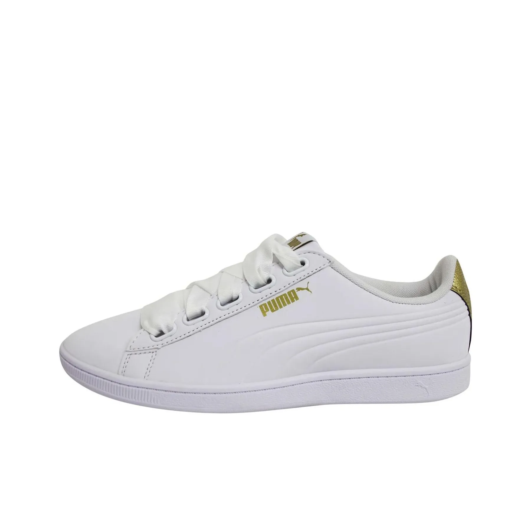 PUMA Vikky Ribbon VT Balanced Lightweight Low Top Скейтборд Кроссовки Женские Белые