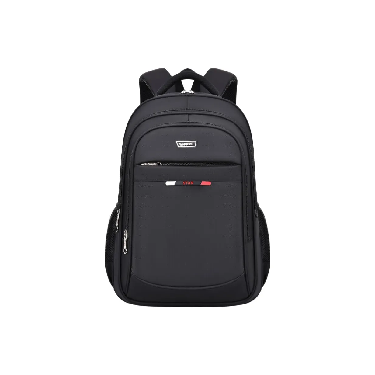 Warrior Fabric Lightweight Backpack For Middle School High School And University Students Large Size Unisex Black