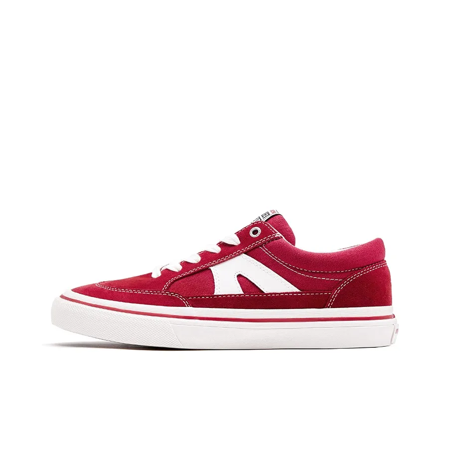 Vision Street Wear Stick Support Cushioning Slip Resistant Low Top Skateboard Shoes Unisex Rouge Red