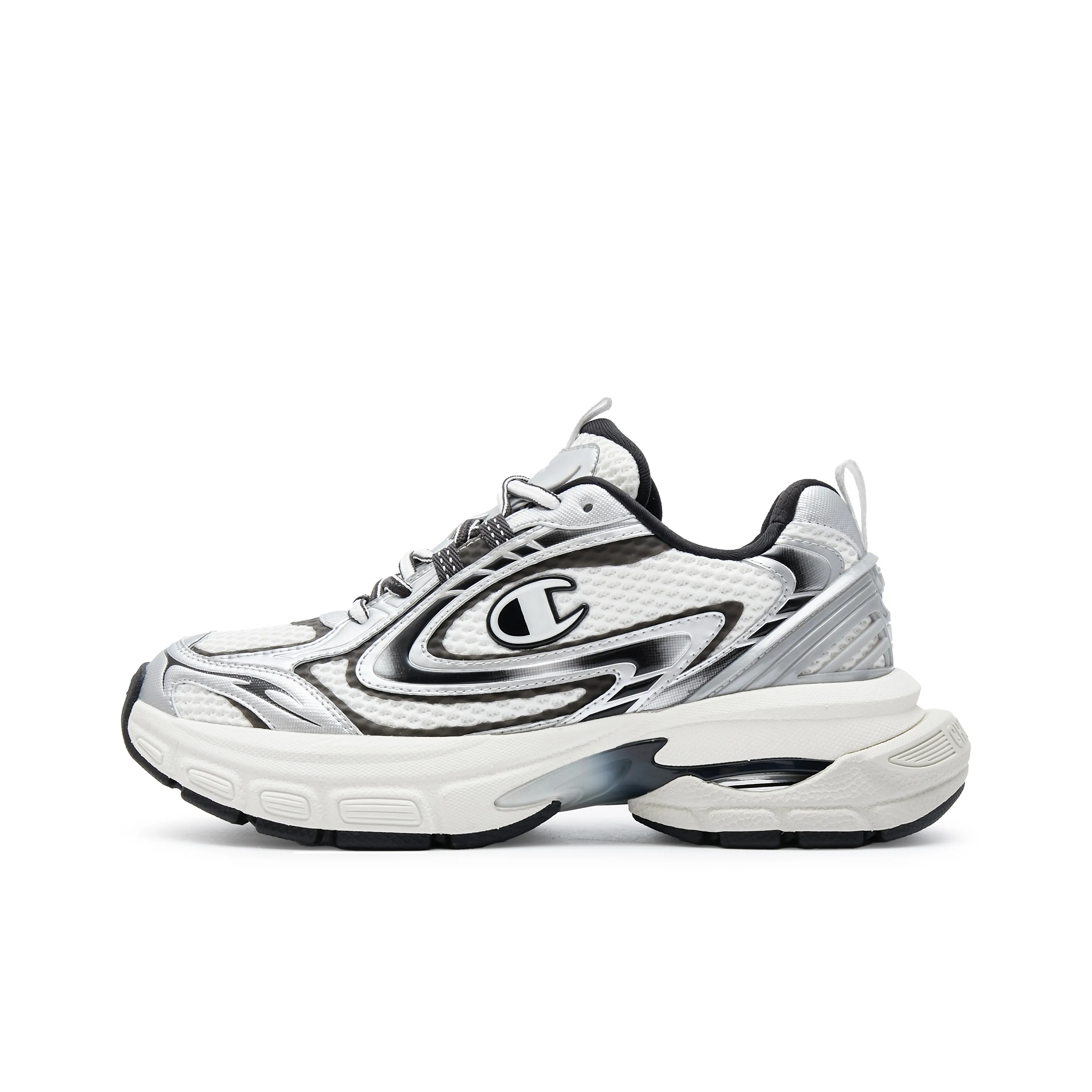 Champion Slip-Resistant Беговые кроссовки Женские Черный Белый