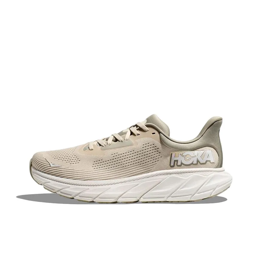 HOKA ONE ONE Низ Прочный Устойчивый к истиранию Низкий Топ Беговые кроссовки Мужской Экрю