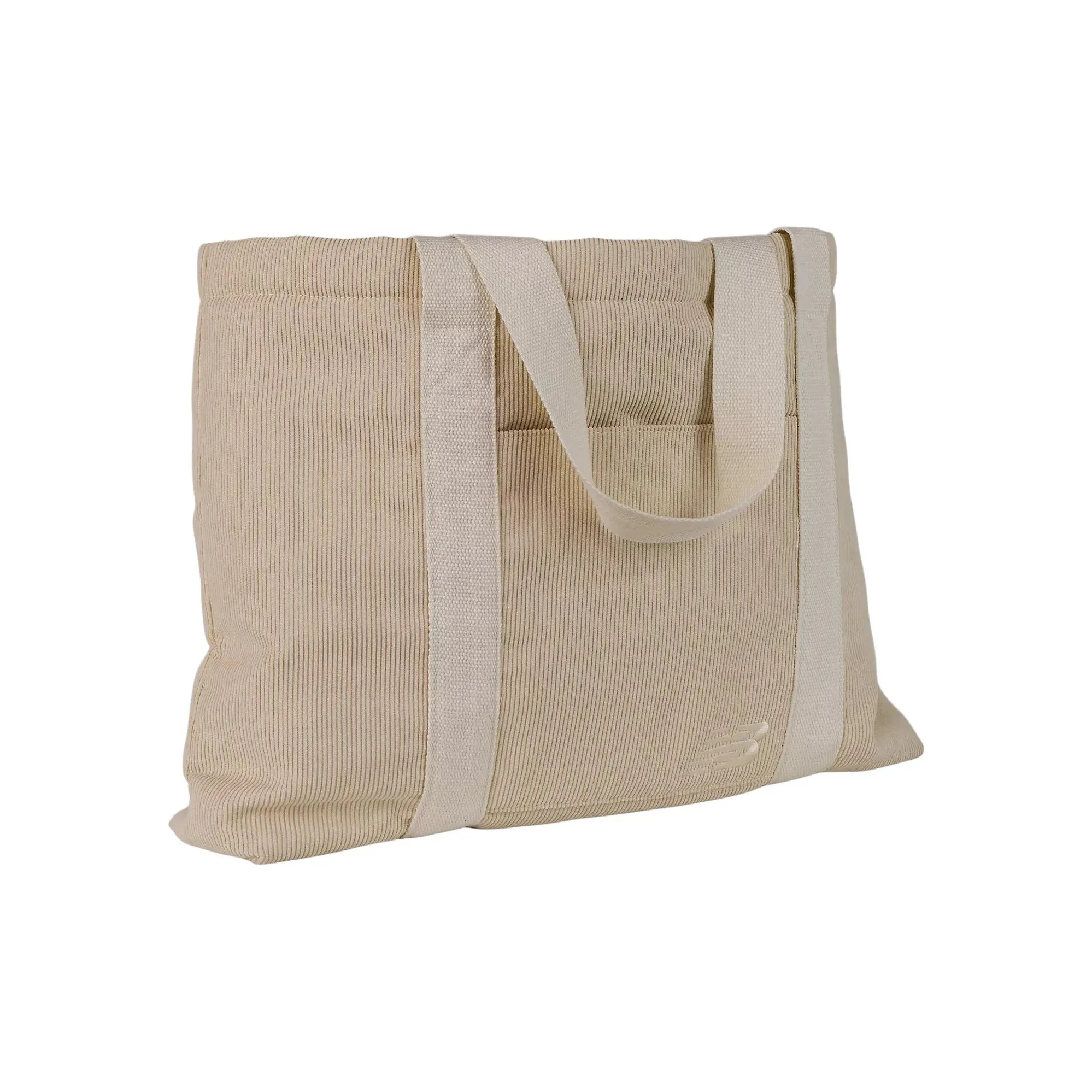 New Balance Corduroy With Cotton Tote Bag, Shopping Bag, Shoulder Bag, Handbag Regular Men's Beige