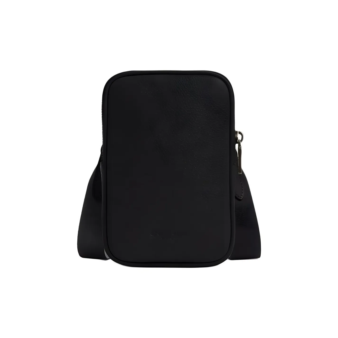 COACH Refined Pebble Pattern Leather Shoulder Bag, Crossbody Bag Mini Women's Bronze & Black
