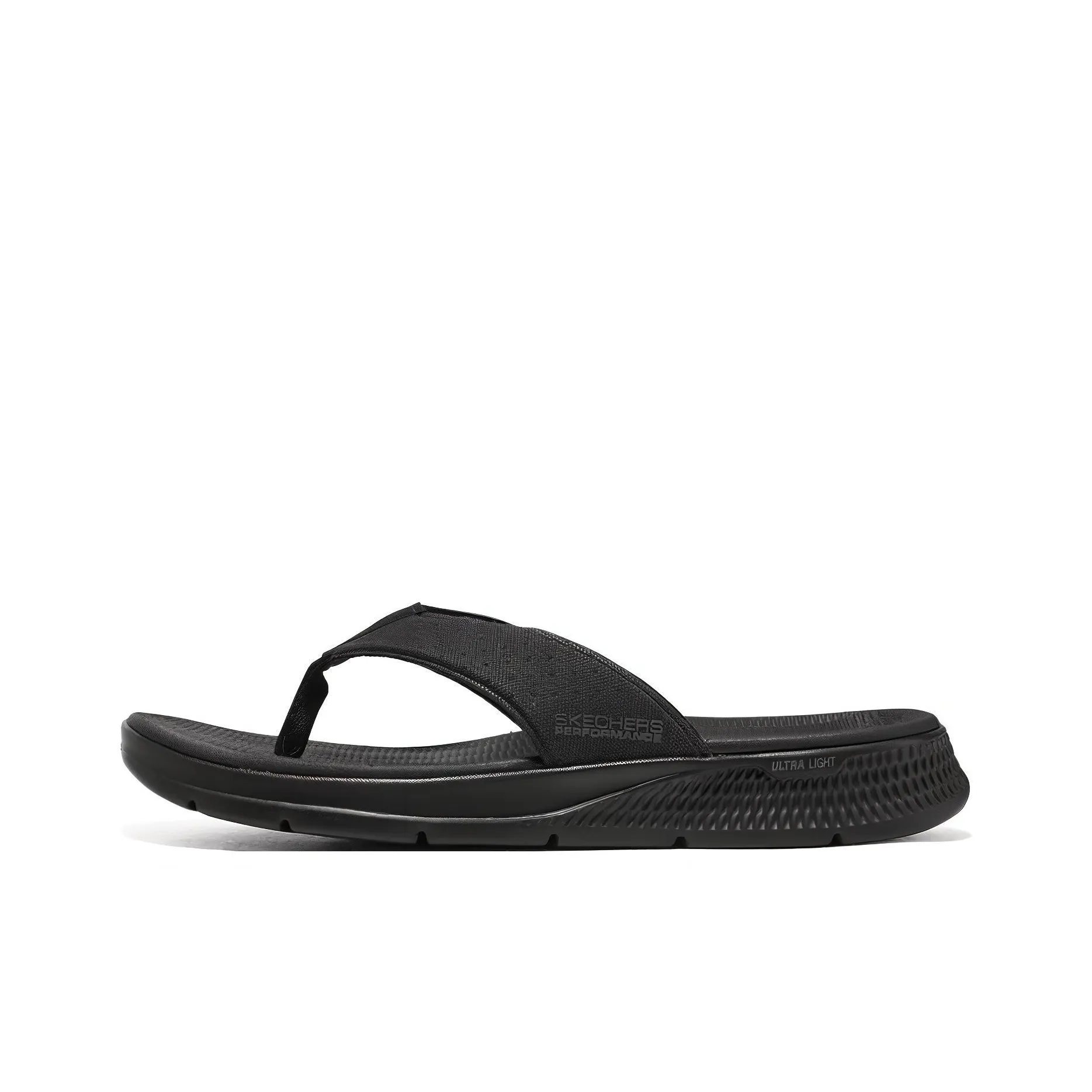 Skechers Quiet Flip Flops Men's Black