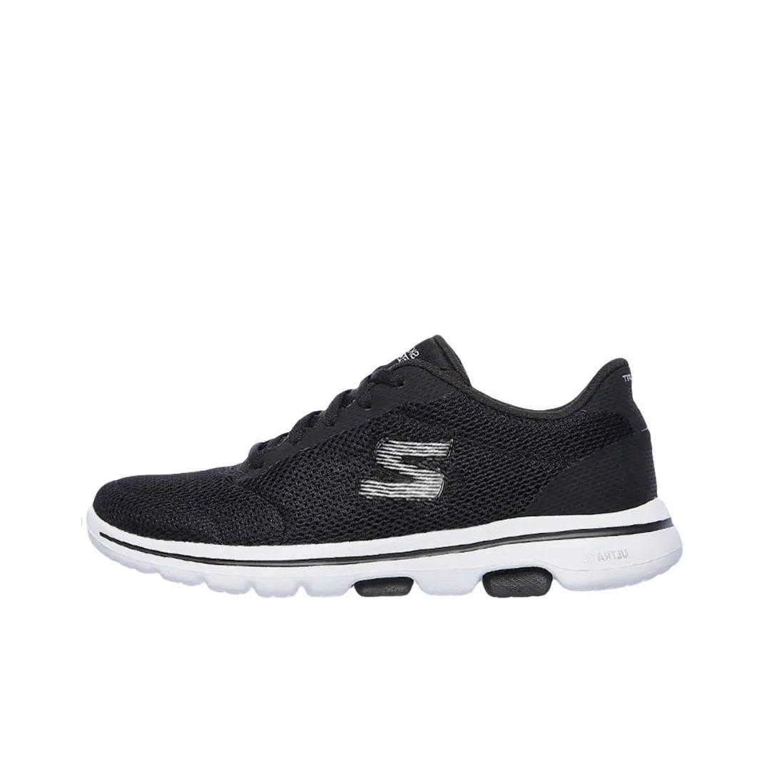Skechers Go Walk Cushioning Lightweight Casual Sports Shoe Black Women's