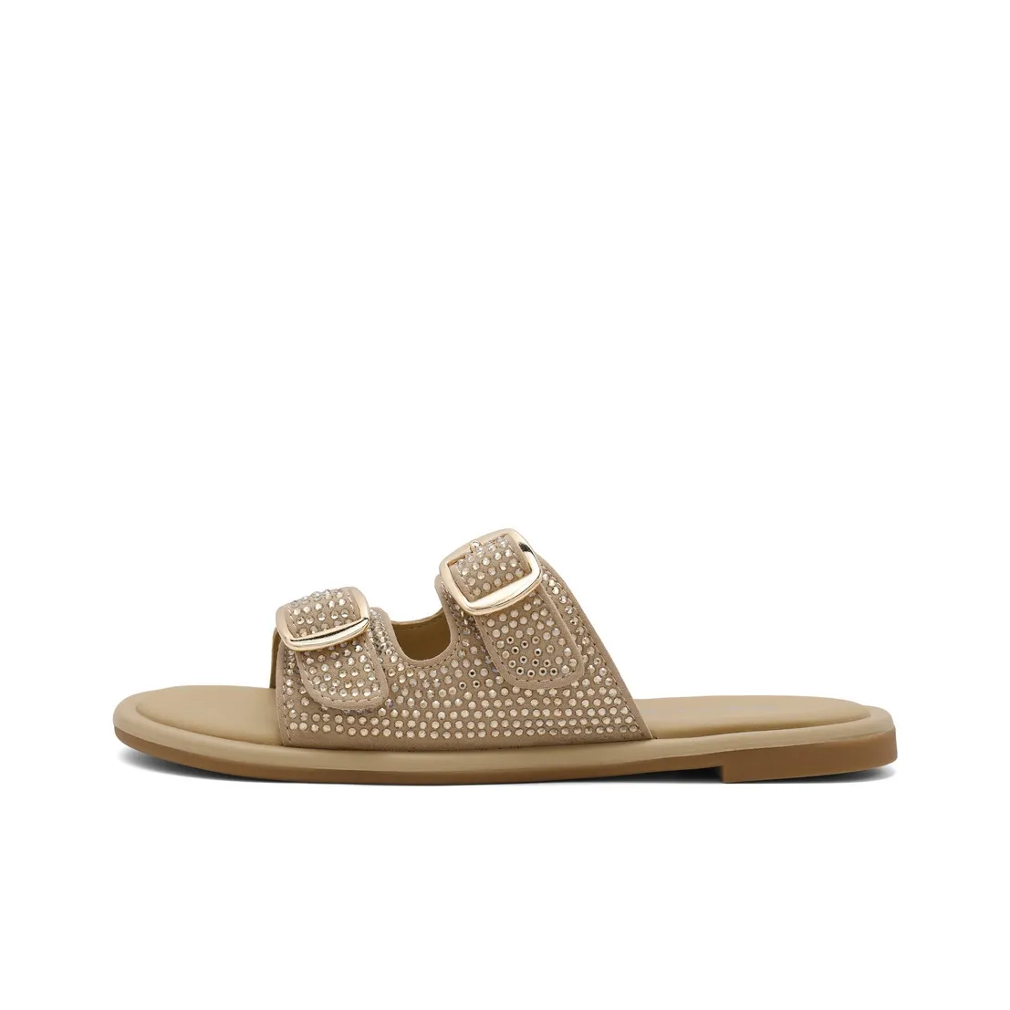 BELLE Rhinestone Противоскользящие Устойчивые к истиранию Слипоны Женские