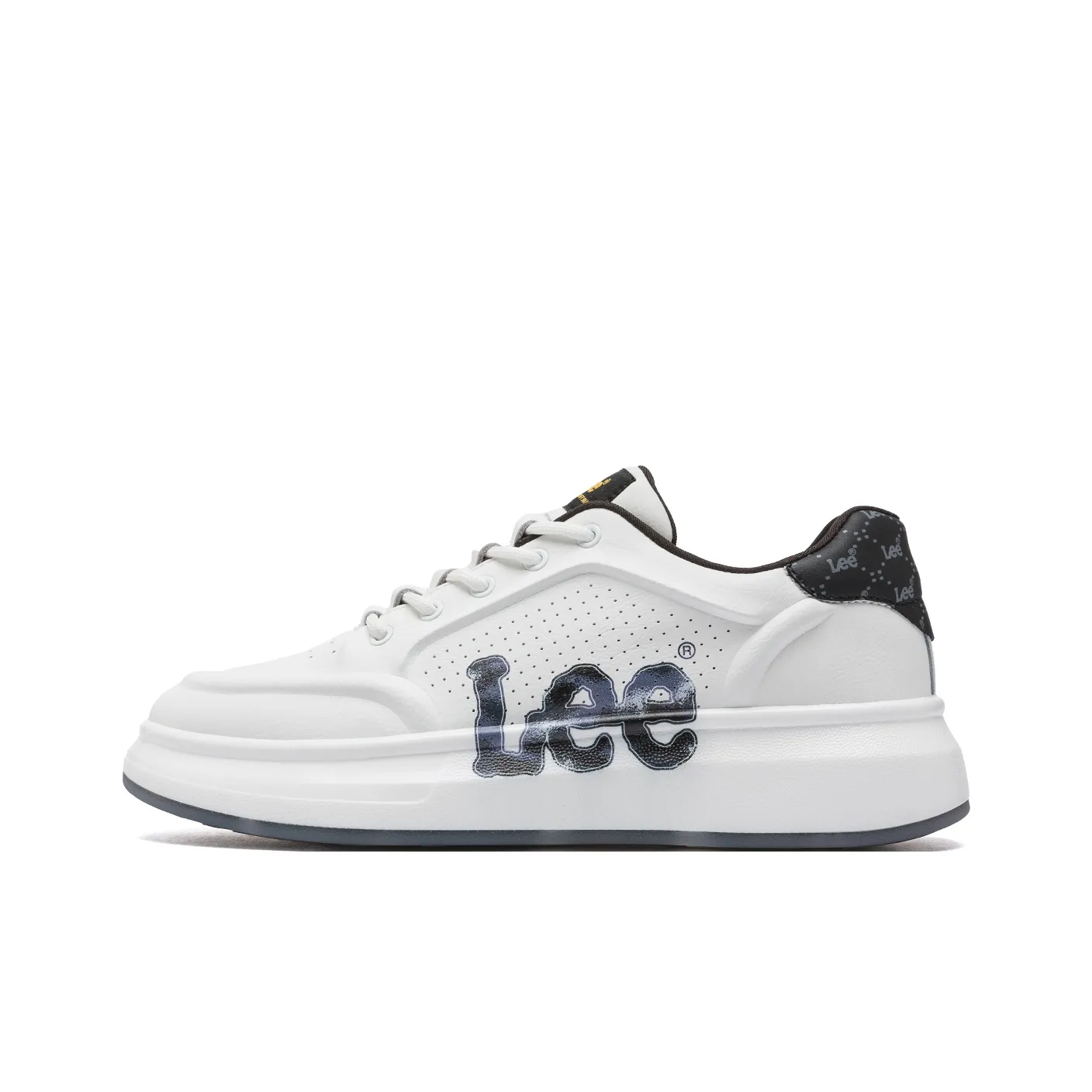 Lee Белый Кроссовки Дышащий Рекомендуемый рост Увеличение Низкий Топ Кроссовки для скейтбординга Мужской