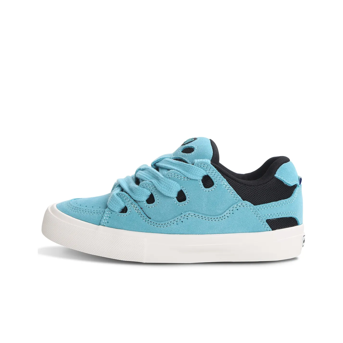 Ollieskate Blue Chanel Inspired Skateboard Shoes Unisex Lake Blue