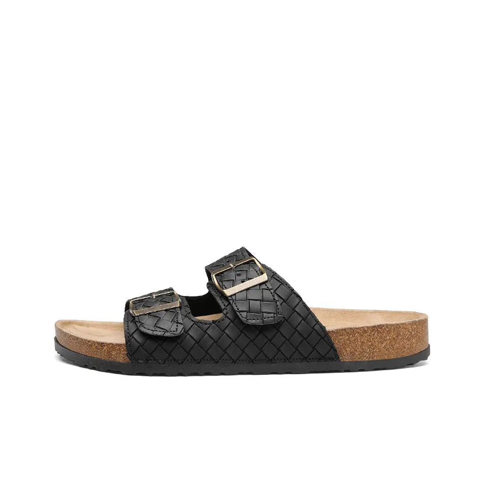 MUSNODO Шлепанцы Мужские Черные