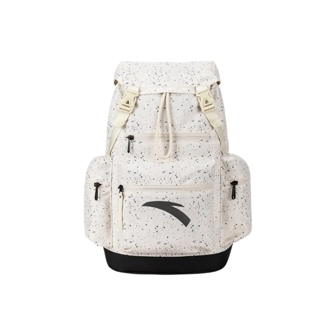 Anta Basketball Collection Fabric Backpack Unisex Papyrus White