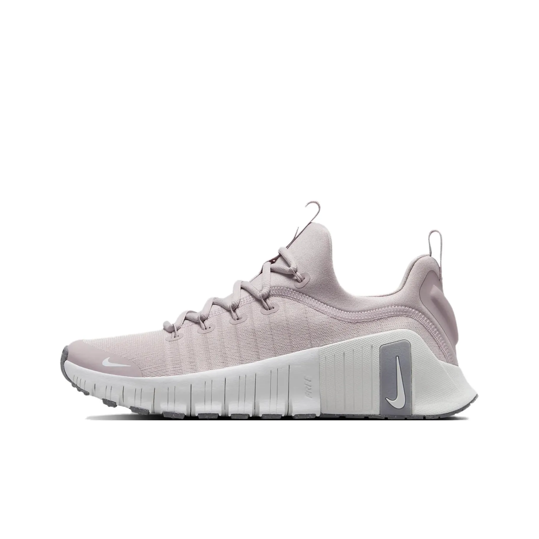 Nike Free Metcon 6 Cushioning Abrasion Resistant Support Low Top Running Shoes Women's Purple White Gray