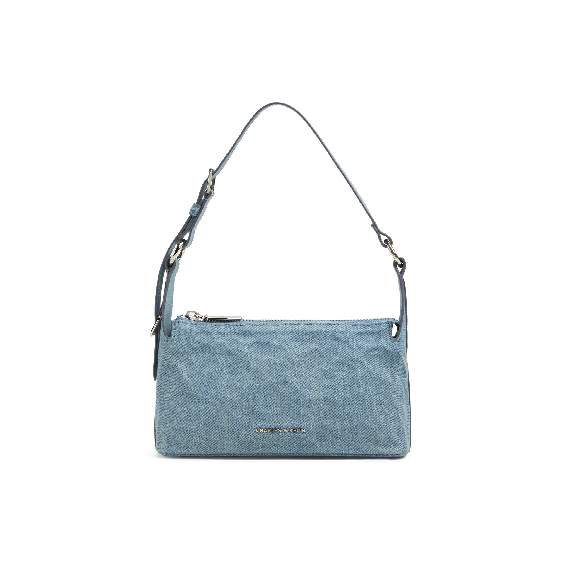 CHARLES KEITH Сумка через плечо из ткани маленькая женская темно-джинсовый синий