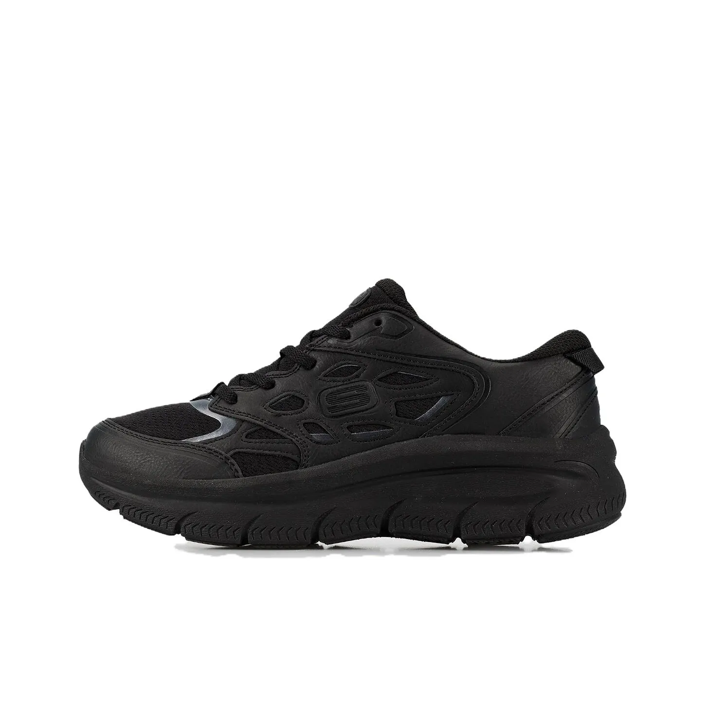 Skechers Modern D'Lu Cushioning Breathable Low Top Casual Shoes Women's Black