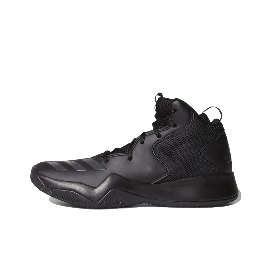 Adidas Crazy Team II Slip-resistant и дышащий MID топ Винтажные баскетбольные кроссовки Мужской Черный