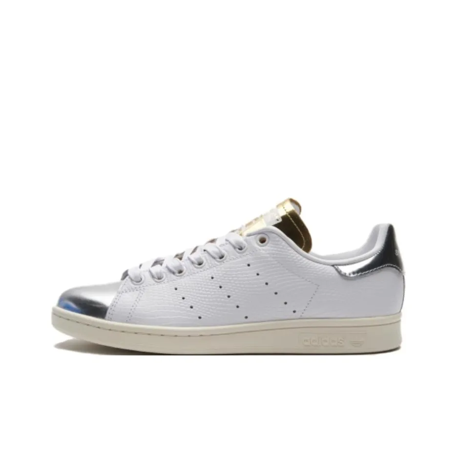 Adidas Originals AdiFOM Stan Smith Mule Waterproof Low-Top Skateboard Shoes Unisex White Silver Metallic